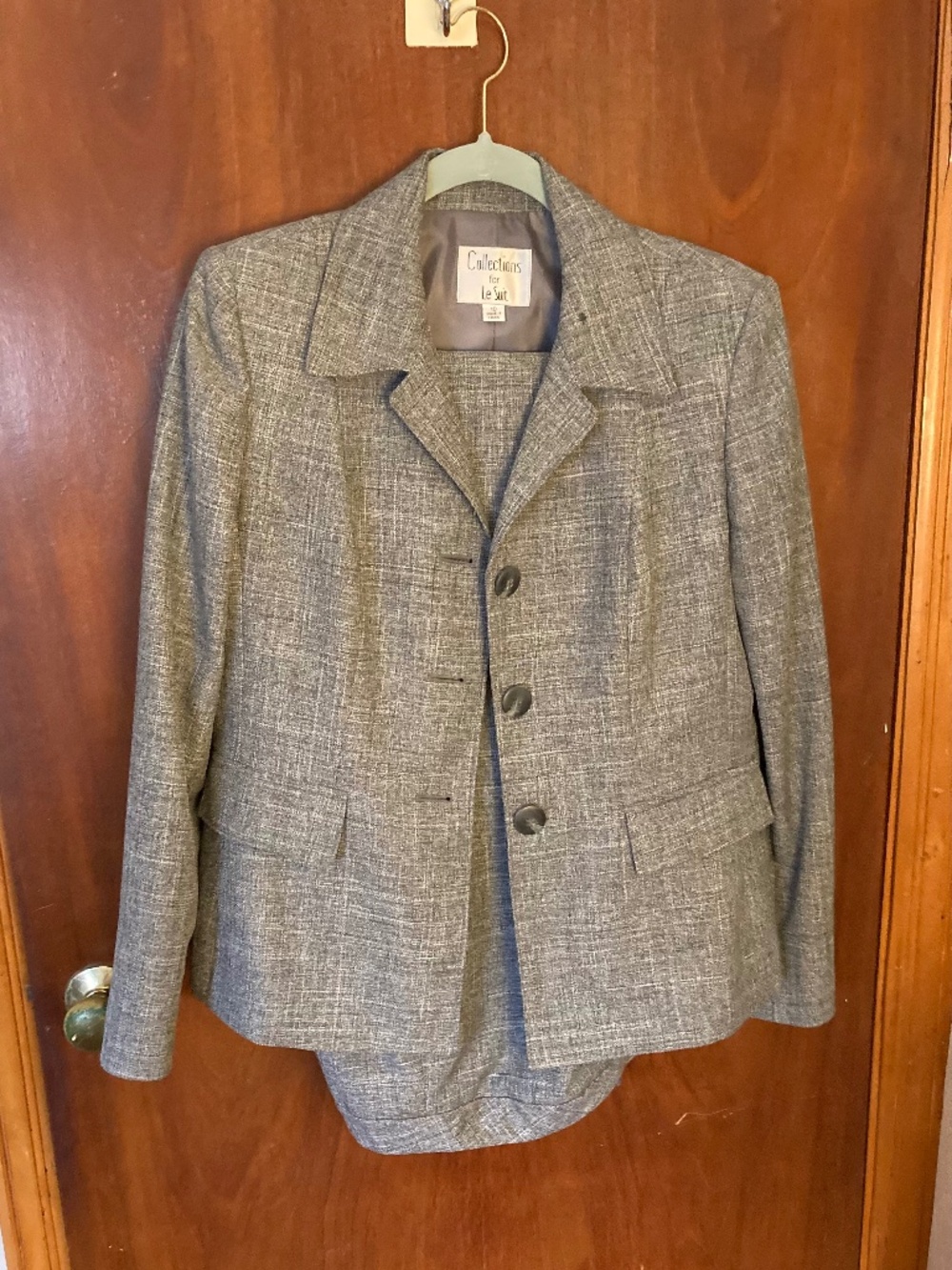 Women's Grey Pants Suit